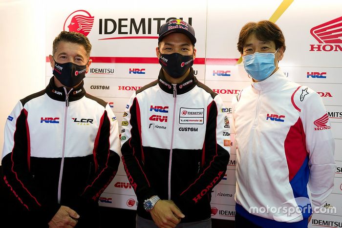 Takaaki Nakagami, Team LCR Honda, Lucio Cecchinello, Director Team LCR Honda
