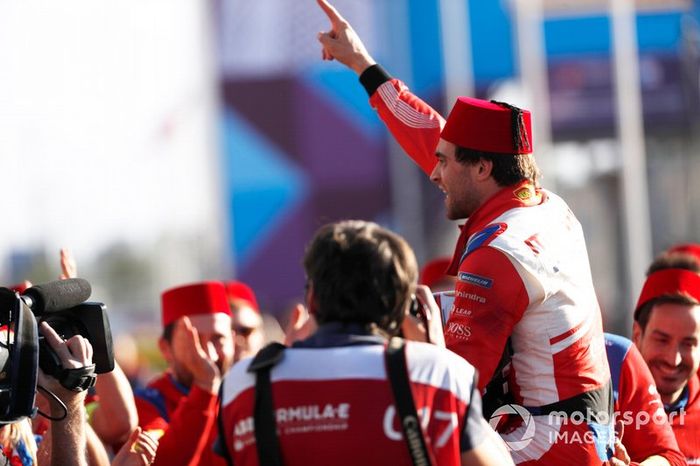 Jérôme d'Ambrosio, de Mahindra Racing, ganó el ePrix de Marrakech