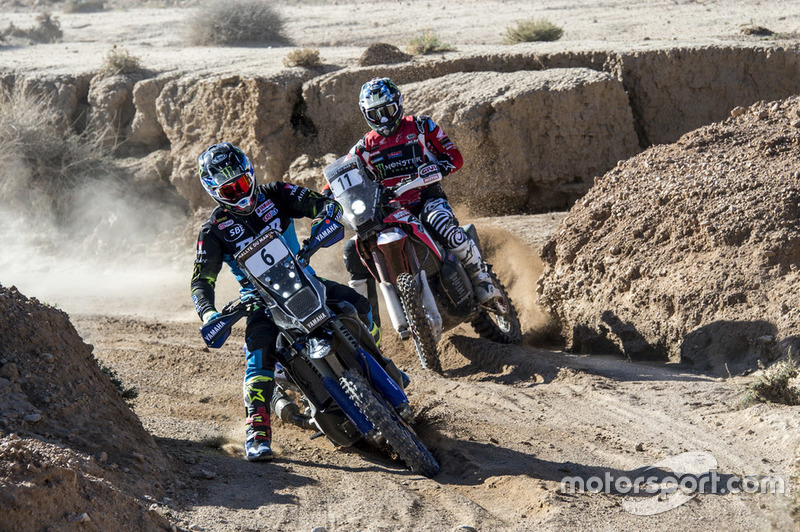 #6 Yamalube Yamaha Official Rally Team: Adrien Van Beveren, #11 Monster Energy Honda: Ricky Brabec