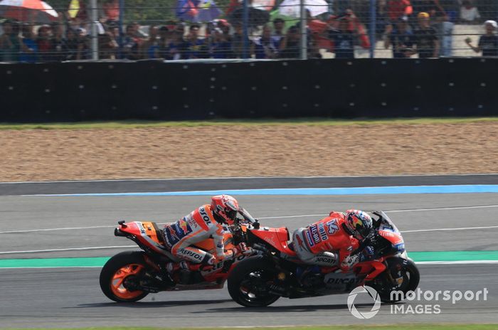 Andrea Dovizioso, Ducati Team, Marc Marquez, Repsol Honda Team