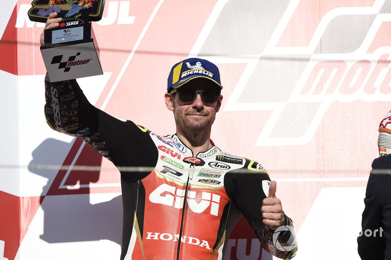 Подіум: друге місце Кел Кратчлоу, Team LCR Honda