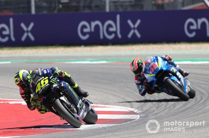 Valentino Rossi, Yamaha Factory Racing, Alex Rins, Team Suzuki MotoGP