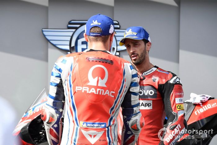 Ganador Andrea Dovizioso, Ducati Team, tercero Jack Miller, Pramac Racing