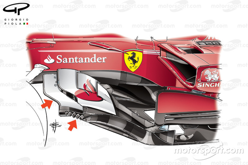 Ferrari SF70H, detalle, Malasia GP