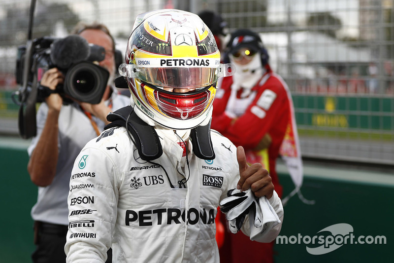 Polesitter Lewis Hamilton, Mercedes AMG F1