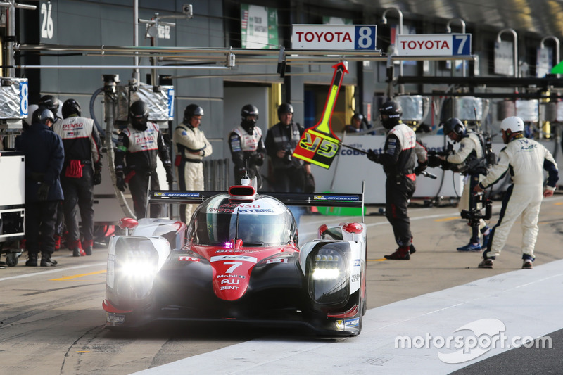 #7 Toyota Gazoo Racing Toyota TS050 Hybrid: Mike Conway, Kamui Kobayashi, Jose Maria Lopez