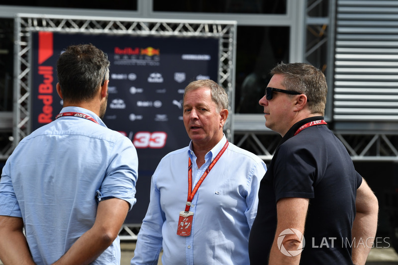 Martin Brundle, Sky TV and David Croft, Sky TV Commentator