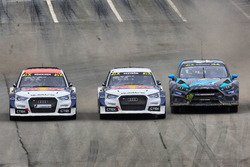 Toomas Heikkinen, EKS RX; Mattias Ekström, EKS RX; Andreas Bakkerud, Hoonigan Racing Division