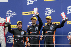 Podium LMP2: 2e plaats #38 G-Drive Racing Gibson 015S-Nissan: Simon Dolan, Giedo van der Garde, Harr