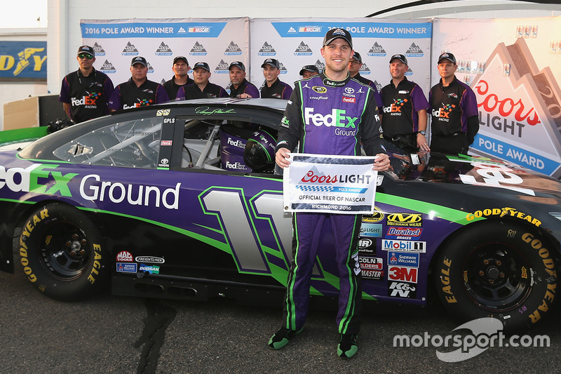 Le poleman Denny Hamlin, Joe Gibbs Racing Toyota