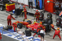 Jordan King, Racing Engineering makes a pit stop
