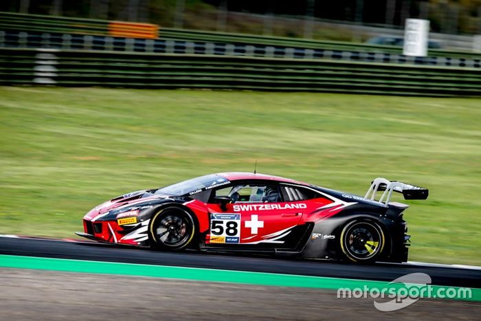 #58 SUI Raton Racing SRL Lamborghini Huracan GT3: Christoph Lenz, Patric Niederhauser