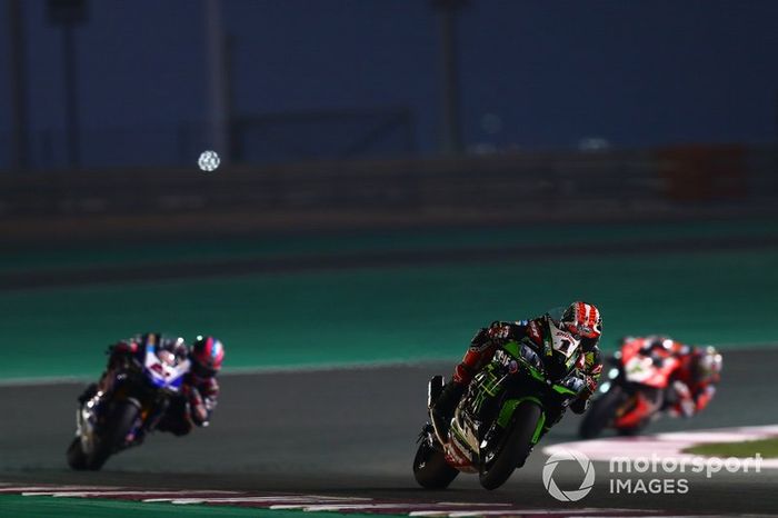 Jonathan Rea, Kawasaki Racing Team, Alex Lowes, Pata Yamaha, Chaz Davies, Aruba.it Racing-Ducati Team