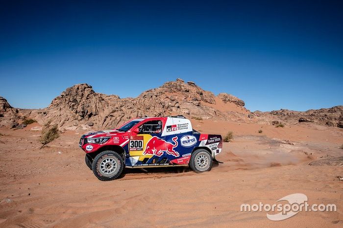 #300 Toyota Gazoo Racing: Nasser Al-Attiyah, Matthieu Baumel