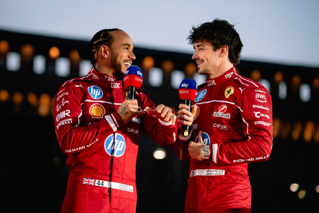 Lewis Hamilton, Ferrari, Charles Leclerc
