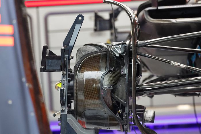 Detalle del tambor de freno del Red Bull Racing RB19