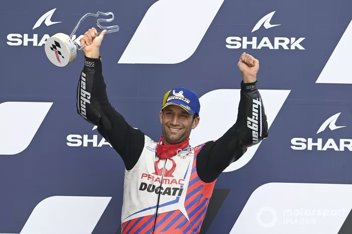 Podio: segundo lugar Johann Zarco, Pramac Racing