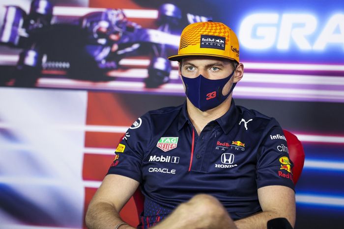 Max Verstappen, Red Bull Racing en la conferencia de prensa