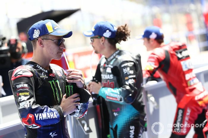 Ganador de la pole position Fabio Quartararo, Yamaha Factory Racing