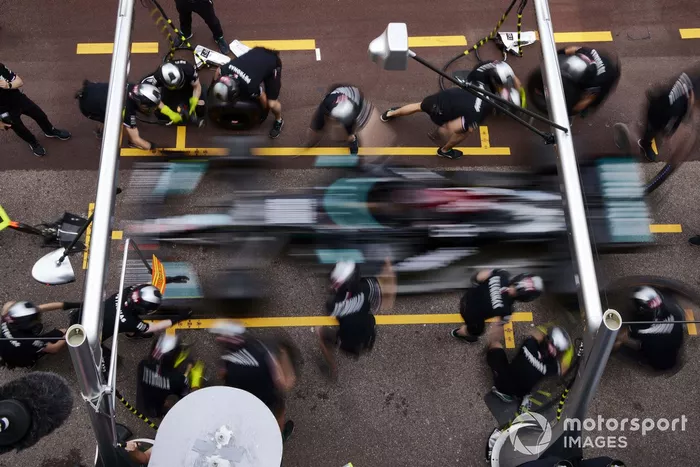 Lewis Hamilton, Mercedes W12,dopo la Qualifica