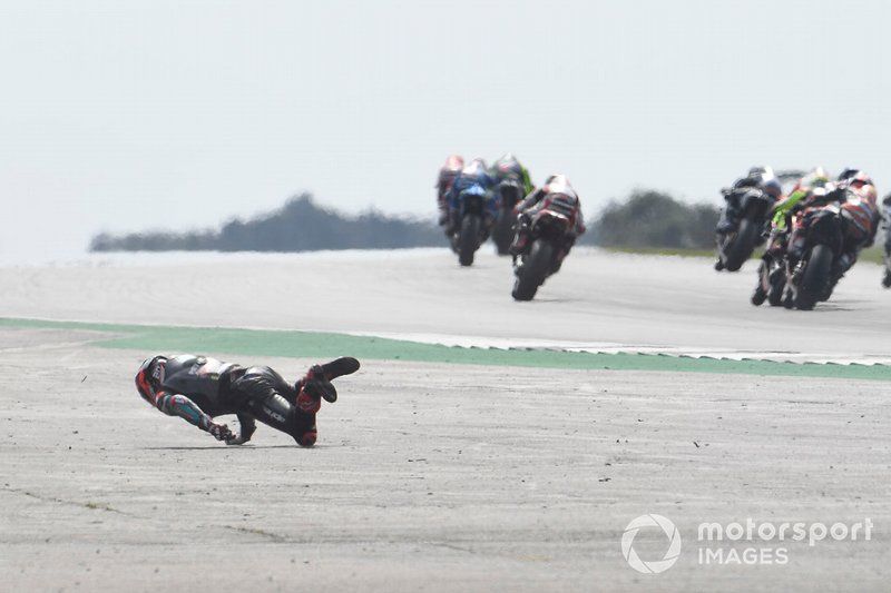 Accidente de Fabio Quartararo, Petronas Yamaha SRT 