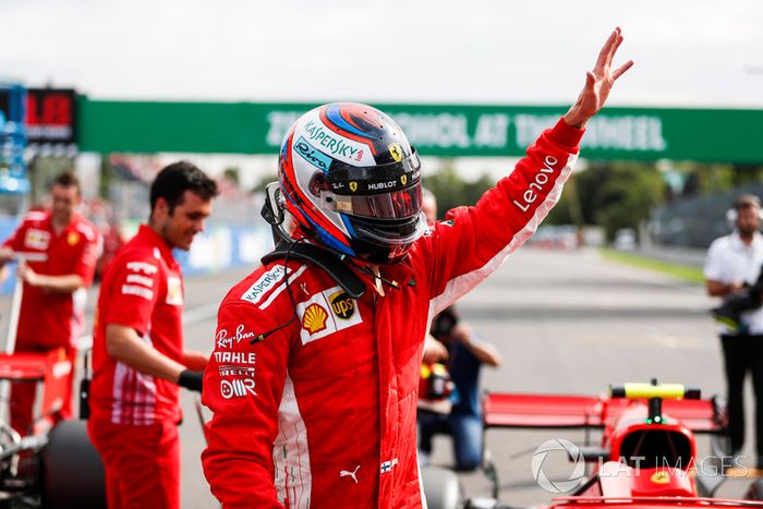 Kimi Raikkonen, Ferrari SF71H, asegura la pole position