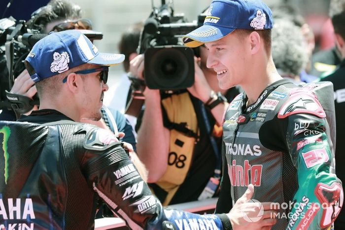 Maverick Vinales, Yamaha Factory Racing, Fabio Quartararo, Petronas Yamaha SRT