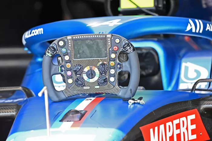 Detalle del Alpine A522