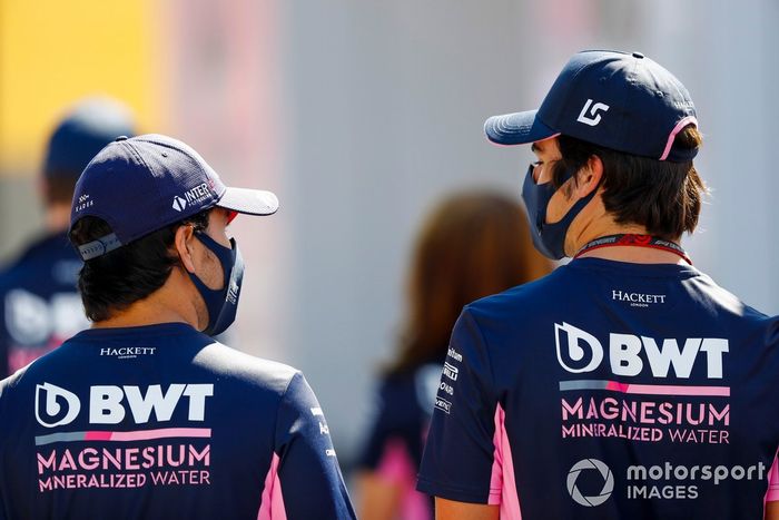 Lance Stroll, Racing Point y Sergio Pérez, Racing Point