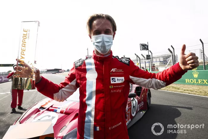 LMGTE Am pole sitter #61 Luzich Racing Ferrari 488 GTE Evo:  Come Ledogar