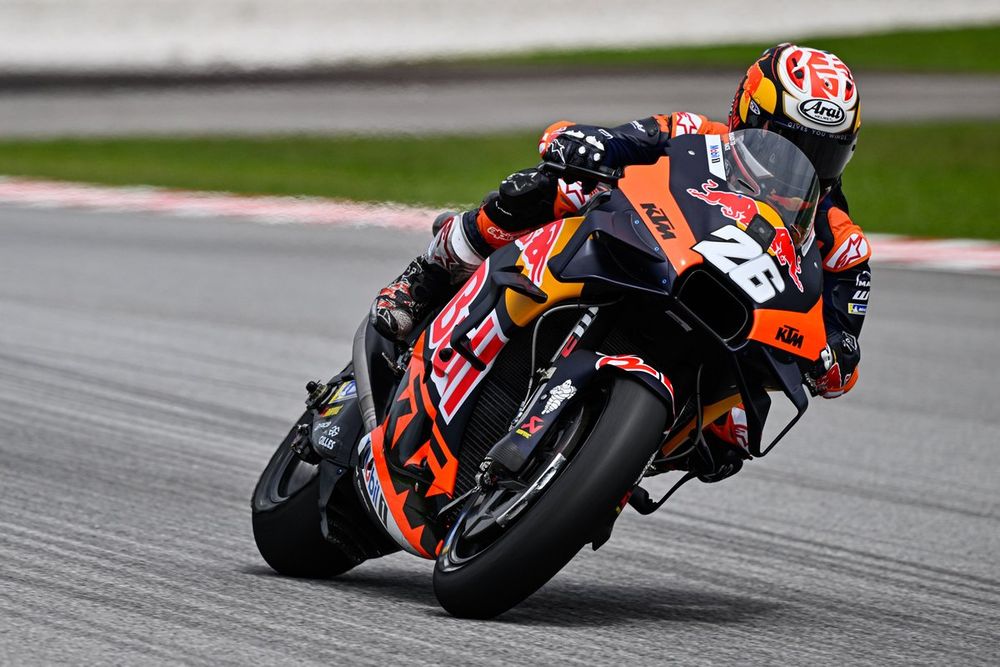 Dani Pedrosa, en los test invernales de Sepang