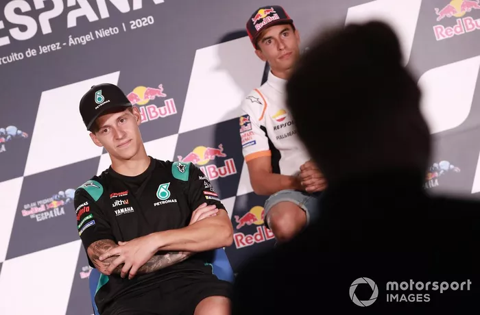 Fabio Quartararo, Petronas Yamaha SRT,  Marc Marquez, Repsol Honda Team