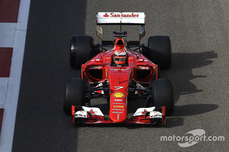 Kimi Raikkonen, Ferrari testing the new 2017 Pirelli tyres