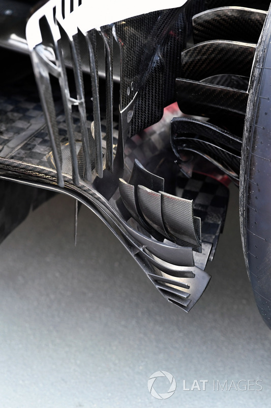 Ferrari SF70H rear brake duct detail