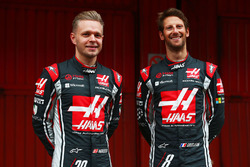 Romain Grosjean, Haas F1 Team, Kevin Magnussen, Haas F1 Team