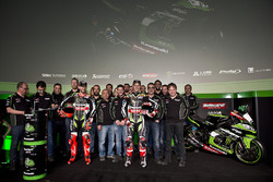 Tom Sykes, Jonathan Rea, Kawasaki Racing met het team