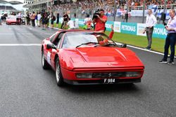 Sebastian Vettel, Ferrari en el desfile