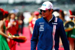 Esteban Ocon, Force India, in the drivers parade