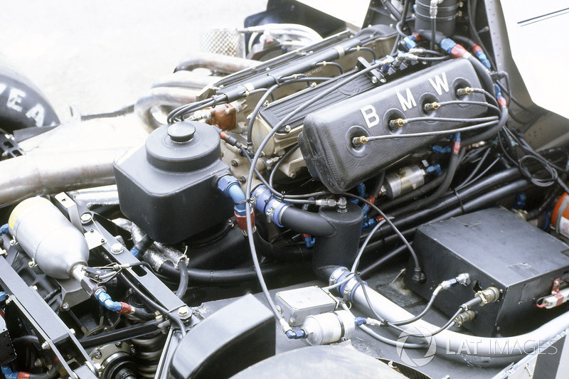 Le moteur BMW turbo de la Brabham BT50.