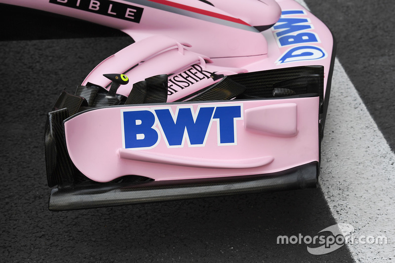 Sahara Force India VJM10 ön kanat detay