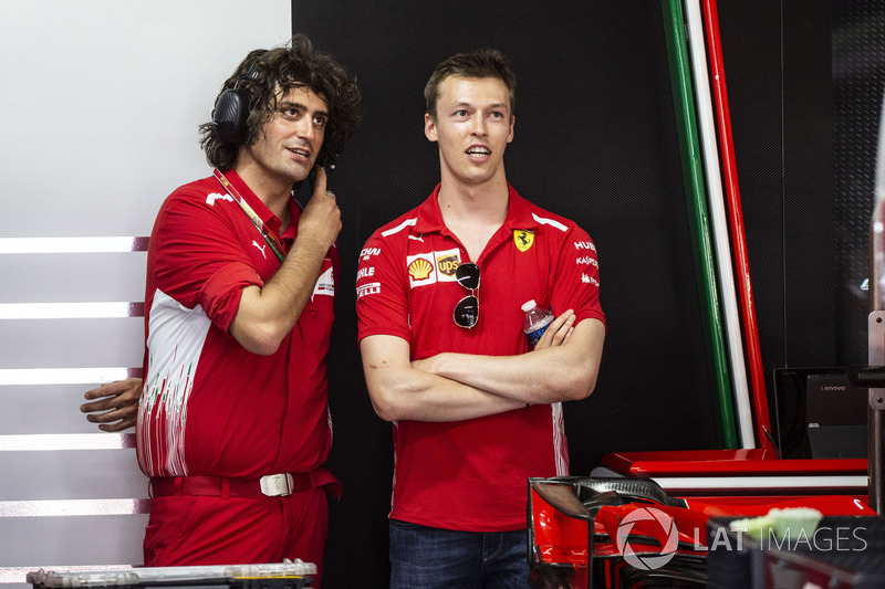 Testrijder bij Ferrari