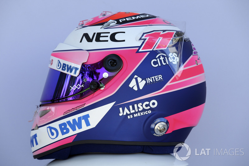 Casco de Sergio Pérez, Force India