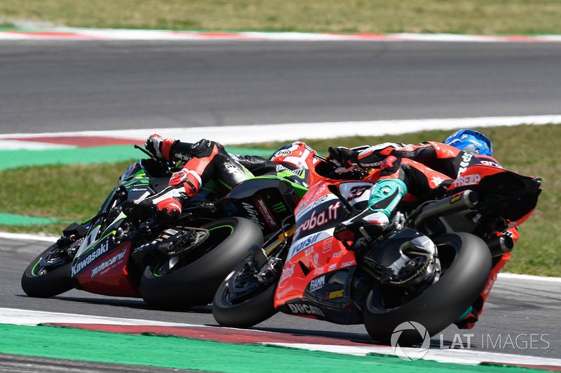 Jonathan Rea, Kawasaki Racing, Marco Melandri, Aruba.it Racing-Ducati SBK Team