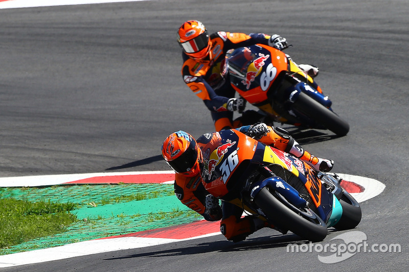 Demorunden von Mika Kallio und Alex Hoffmann, KTM MotoGP