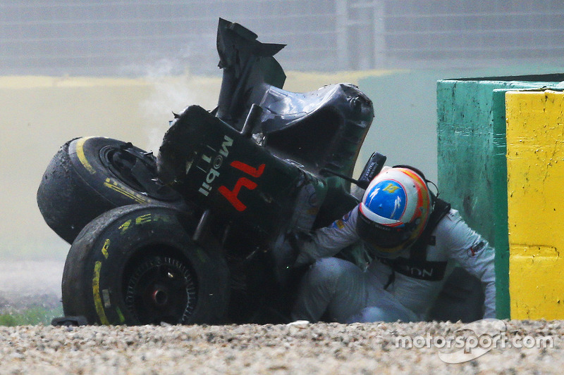 Acidente envolvendo Fernando Alonso e Esteban Gutierrez