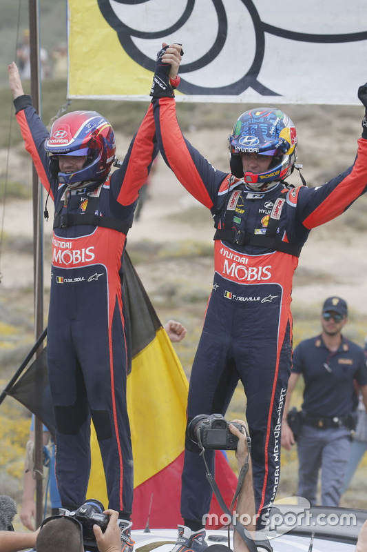 Sieger Thierry Neuville, Nicolas Gilsoul, Hyundai i20 WRC, Hyundai Motorsport