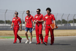Sebastian Vettel, Ferrari pist yürüyüşü