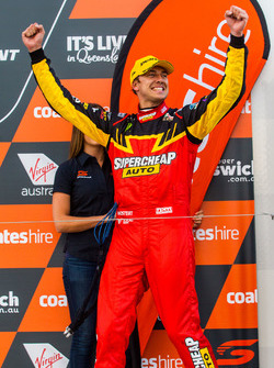 Podium: third place Chaz Mostert, Tickford Racing Ford