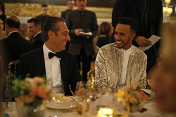 Lewis Hamilton con Carlos Slim Domit