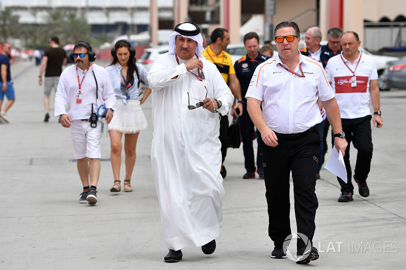 Sheikh Mohammed bin Essa Al Khalifa, CEO of the Bahrain Economic Development Board and McLaren Share